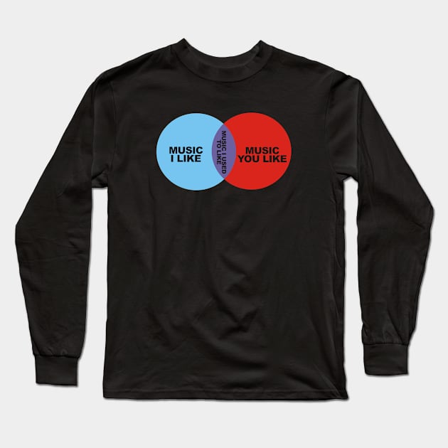 Music I Used To Like Long Sleeve T-Shirt by Dreamteebox